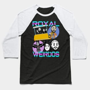 Royal Weirdos Vintage Rap Design Baseball T-Shirt